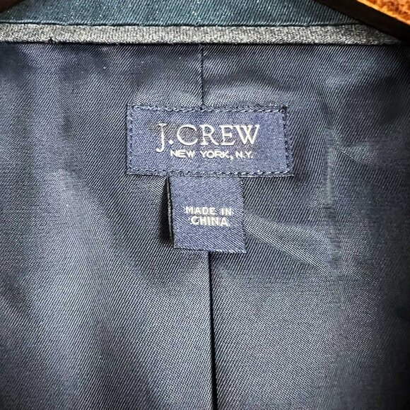 J. Crew men's Aldridge Jacket cotton blazer dark blue - Picture 4 of 8